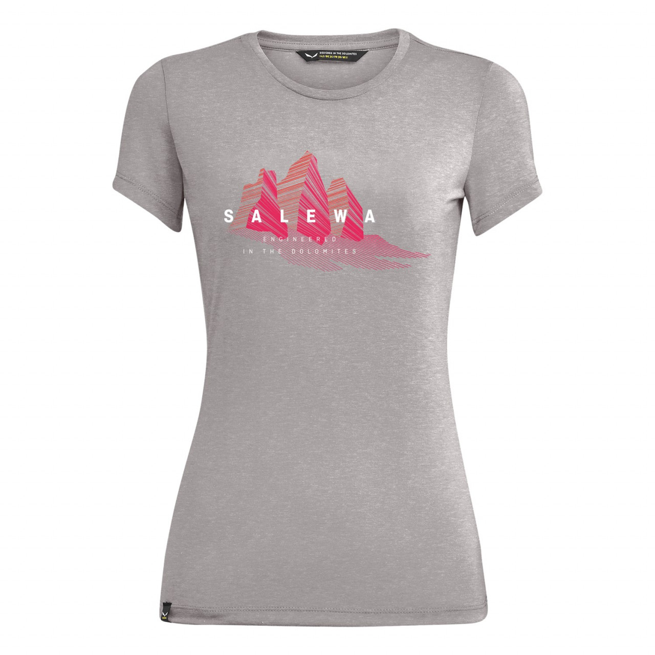 Camisetas Salewa Lines Graphic Dry Mujer Grises Mexico (GU5091826)